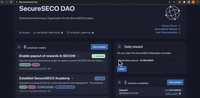 SecureSECO DAO